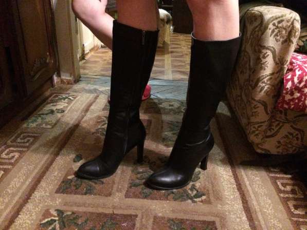 Сапоги и туфли 38 размера, черного цвета в Москве фото 6