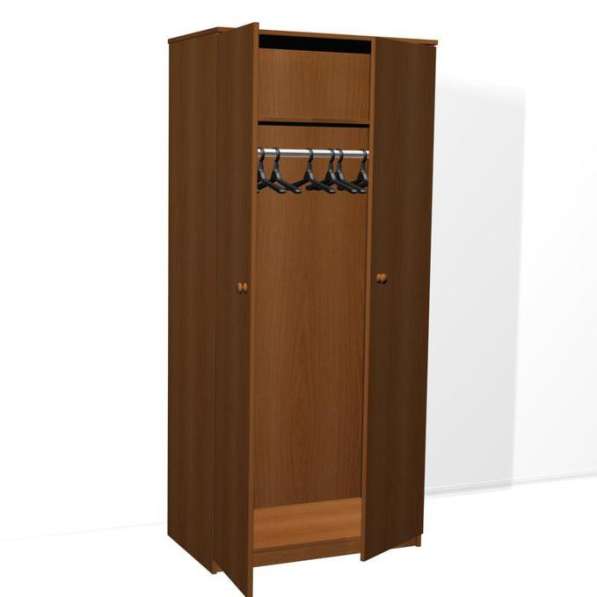 Шкаф для одежды ДСП трехдверный с антресолью