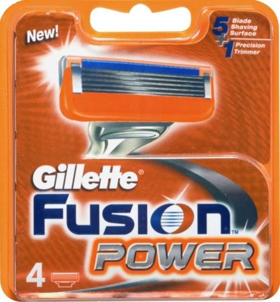 Кассеты Gillette Fusion Power (4шт.)