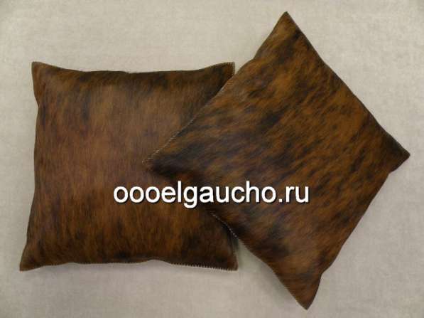 Декоративные подушки из шкур коров, лисы и чернобурки в Москве фото 13