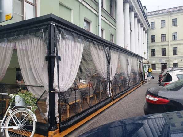 Мягкие окна для беседок, веранд, террас, дачи от производите в Санкт-Петербурге