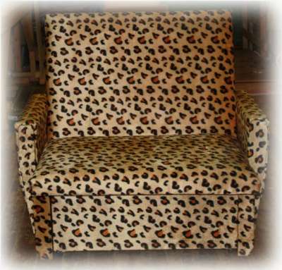 Кресло-кровать 90 Плюш Леопардд