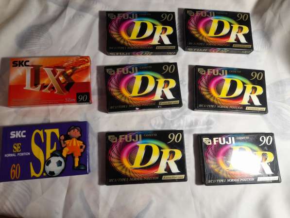 Аудиокассеты новые. Запечатаны в Челябинске