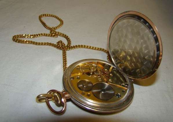 Часы карманные старинные с цепью (D257) в Москве фото 6