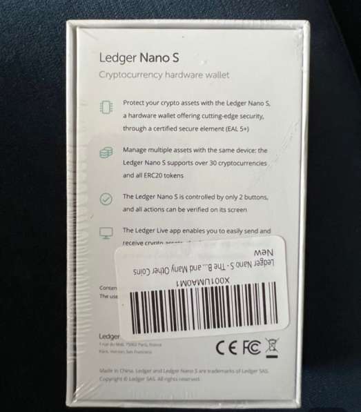 LEDGER NANO S КРИПТОКОШЕЛЕК в Москве фото 6