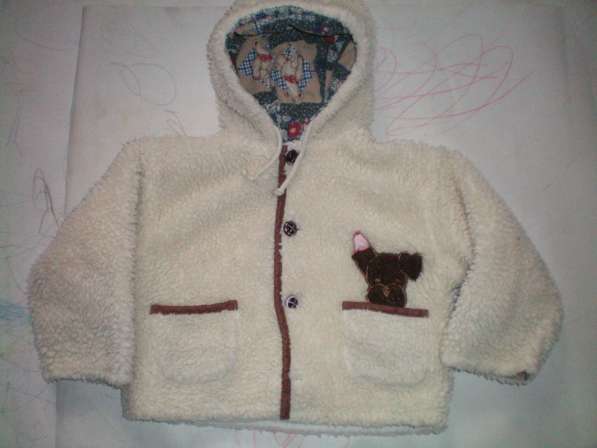 Зимнюю меховую куртку на ребенка 92-98 в фото 5