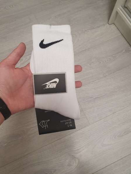 Белые высокие носки Nike