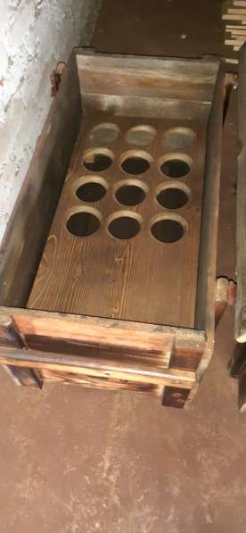 Ящик деревянный в стиле Loft в фото 3