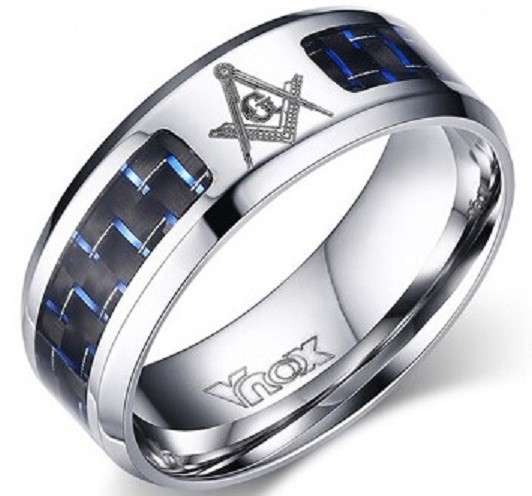 Масонское мужское кольцо (кольцо масона)