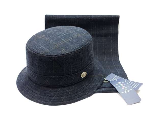 Шляпа панама мужская шерстяная Finland шарф (набор)