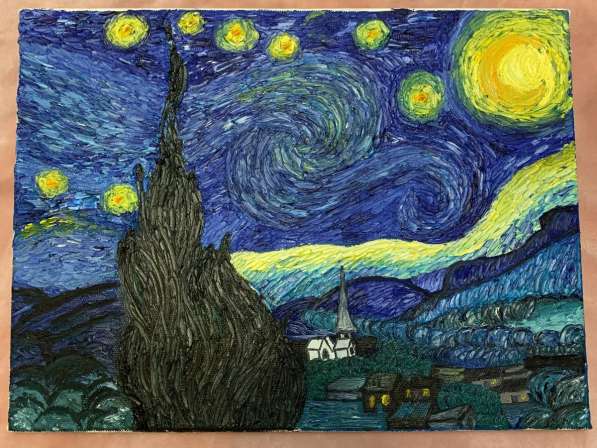 Картина Винсента Ван Гога «Звёздная ночь»
