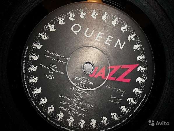 Пластинка виниловая Queen - Jazz в Санкт-Петербурге фото 3