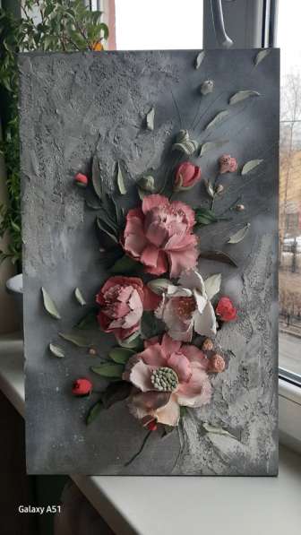 Настенное панно скульптурная живопись