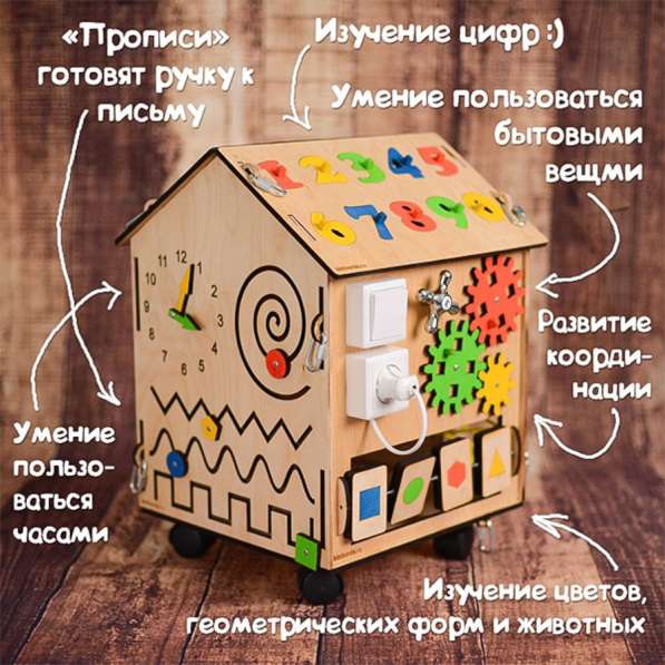 Детский развивающий домик Чики-Брики в Москве фото 4