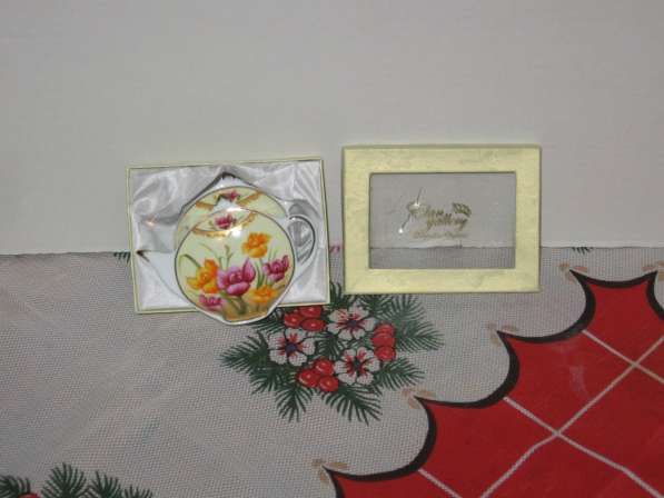 Сувенир-подарок 2 блюдечка под пакет-чай 11 - 8 см в коробке в Москве фото 3