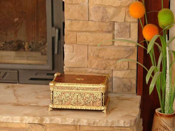 Шкатулка в стиле Буль в Москве фото 3