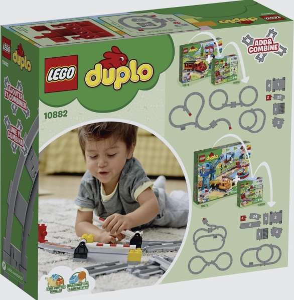 LEGO DUPLO Town 10882 Рельсы в Москве фото 4