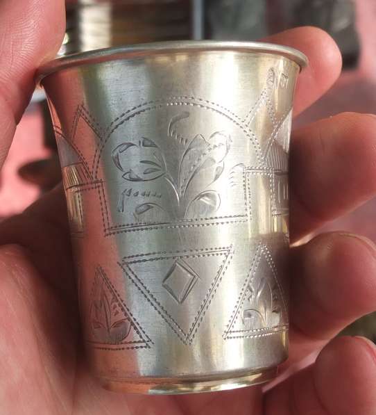 Серебряная чарка, серебро 84 проба, царская Россия в Ставрополе фото 8