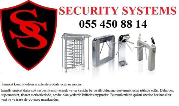 ❊ Turniket sistemləri ❊ 