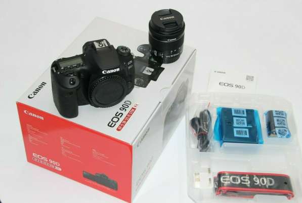 Canon EOS 90D + 18–55 мм IS STM + 64 ГБ — гарантия в фото 3