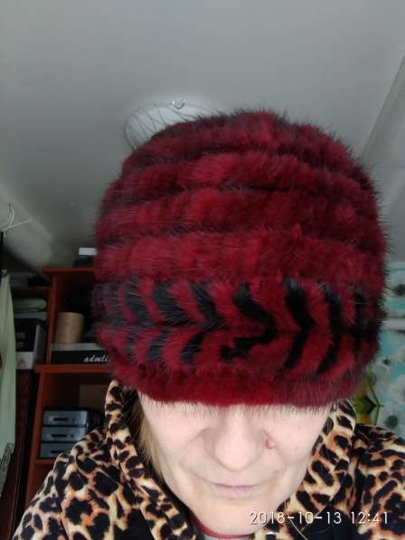 Меховая зимняя шапка(вязаная) в Оренбурге