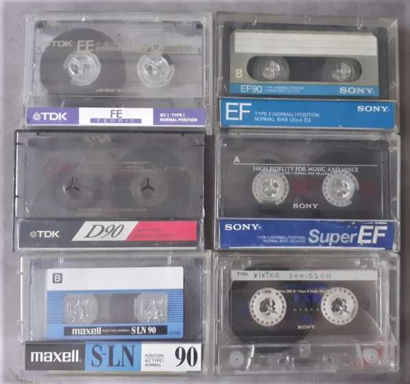 Аудиокассеты BASF, TDK+ вкладыш, LG, Maxell, Watson, Sony в фото 3