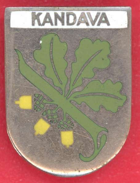 Геральдика герб Кандава Латвия рижская серия Рига