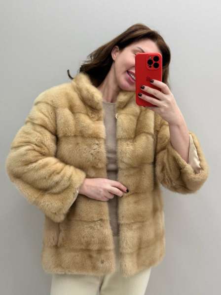 Норковая шуба светлая в Ростове-на-Дону фото 4