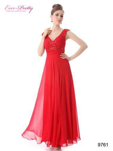 Красное вечернее платье XL/14 "Ever-Pretty" Артикул: HE09761RD