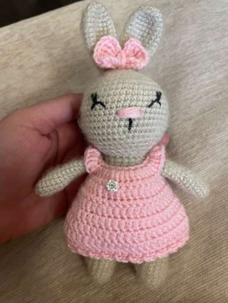 Зайка в ладошку, ручная работа в Москве