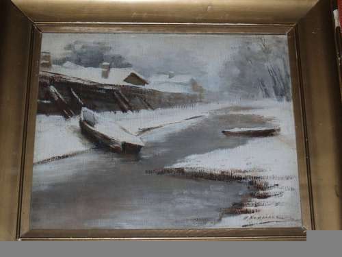 Перикл Ксидиас, картина "Рисунок с натуры" . Нач. 1900-х гг.