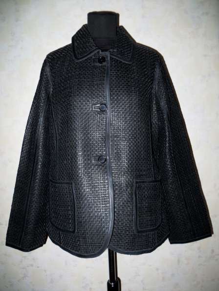 Кожаная куртка marina rinaldi. Италия 54-58 размер