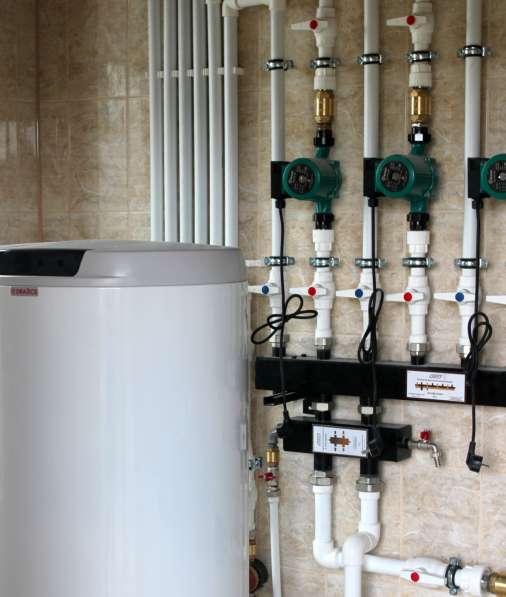 Монтаж систем отопления водоснабжения для коттеджа в Наро-Фоминске фото 12