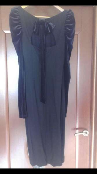 Платье футляр новое М 46 чёрное миди по фигуре ткань плотная в Москве фото 5