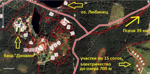 Участки рядом с озером в Пскове фото 3