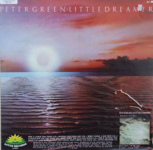 Peter Green ‎– Little Dreamer в Санкт-Петербурге фото 4