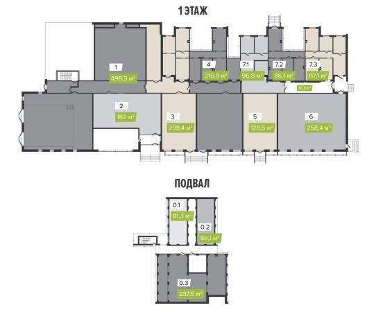 Ритейл на первой линии Митинской улицы 117.1 м2 в Москве фото 8