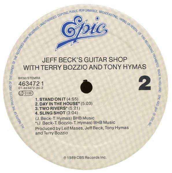 Jeff Beck - Guitar Shop (LP, 1989, Holland) в Волгограде