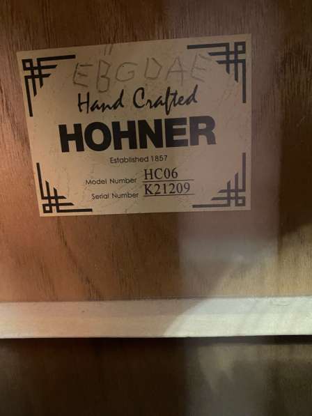 Гитара классическая hohner hc06 в Владимире фото 5