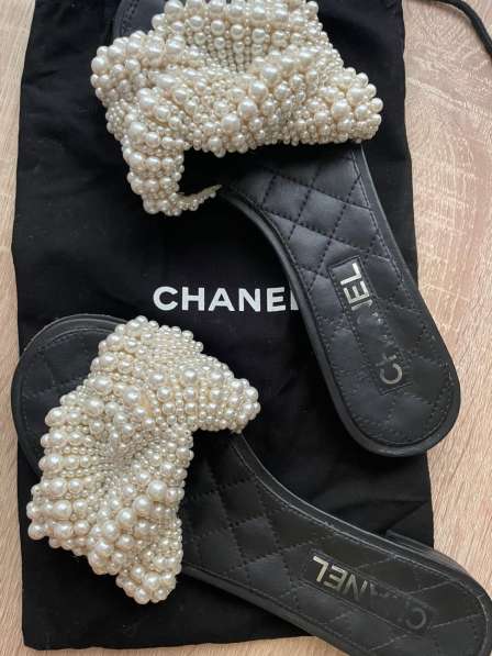 Босоножки шлепки женские Chanel