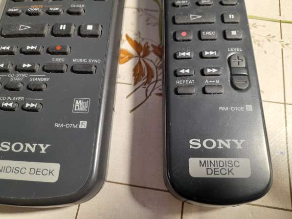 Пульты от минидисковых дек SONY в Челябинске фото 4
