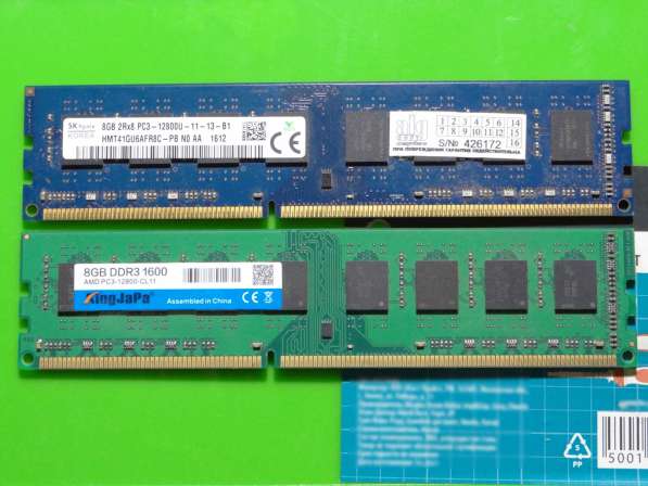 Оперативная память, ОЗУ DRAM DDR3, DIMM в фото 3