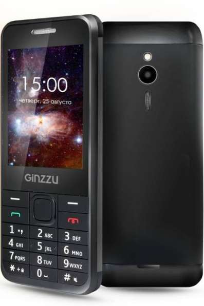 Телефон мобильный Ginzzu M108D Dual Black