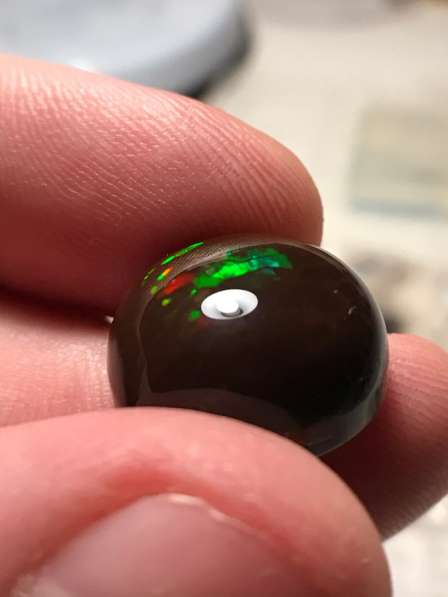 Натуральный опал 15,5 карат Круглый кабошон в Москве