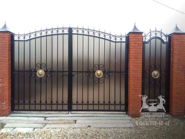 Ворота распашные, откатные в Казани фото 15