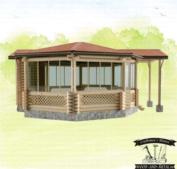 Беседка в Москве фото 3