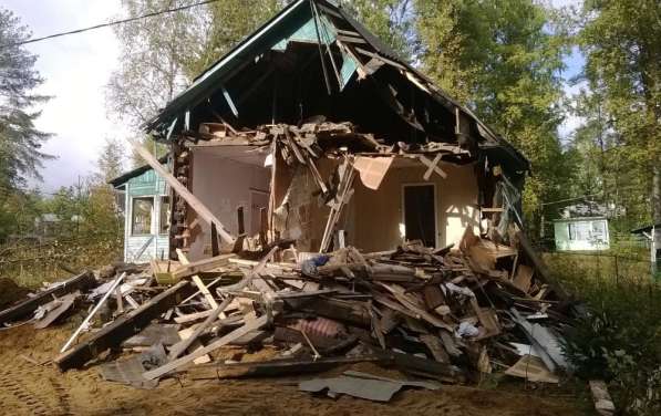Демонтаж Снос домов построек в Егорьевске фото 3