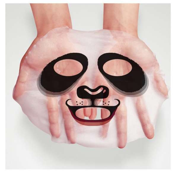 Тканевые маски для лица с изображением животных в фото 5
