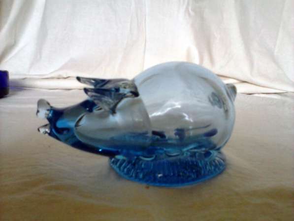 Свинка синего стекла и винтажная старинная посуда в Тамбове фото 3