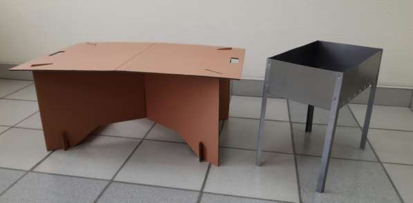 Одноразовый раскладной стол Тейпл! Стол для отдыха и шашлыка в фото 3